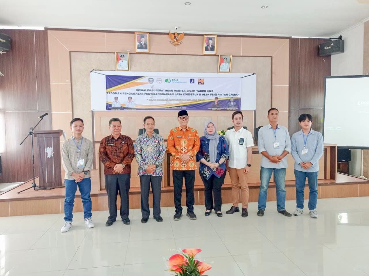 Pemkab Seluma Sosialisasikan Aturan Baru Pengawasan Jasa Konstruksi