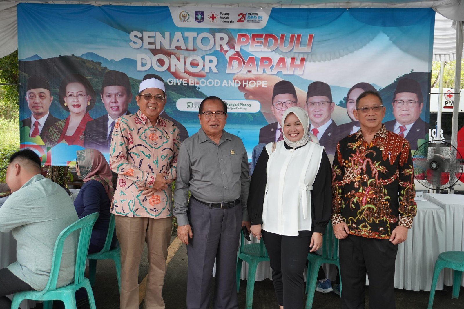 Senator Bangka Belitung Gelar Donor Darah di HUT ke-21 DPD RI
