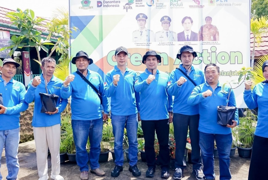 Green Action PLN - KPHL di Rejang Lebong, Bupati Fikri Tanam Pohon Produktif Demi Selamatkan Mata Air